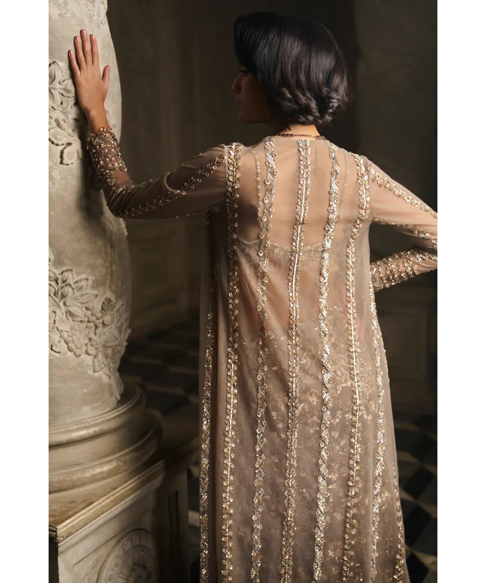 SEEMA GUJRAL- Slate Skirt Jacket Set